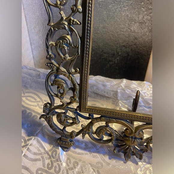 🌜Vintage Brass Art Nouveau Picture Frame #9580🌛 - Picture 8 of 12